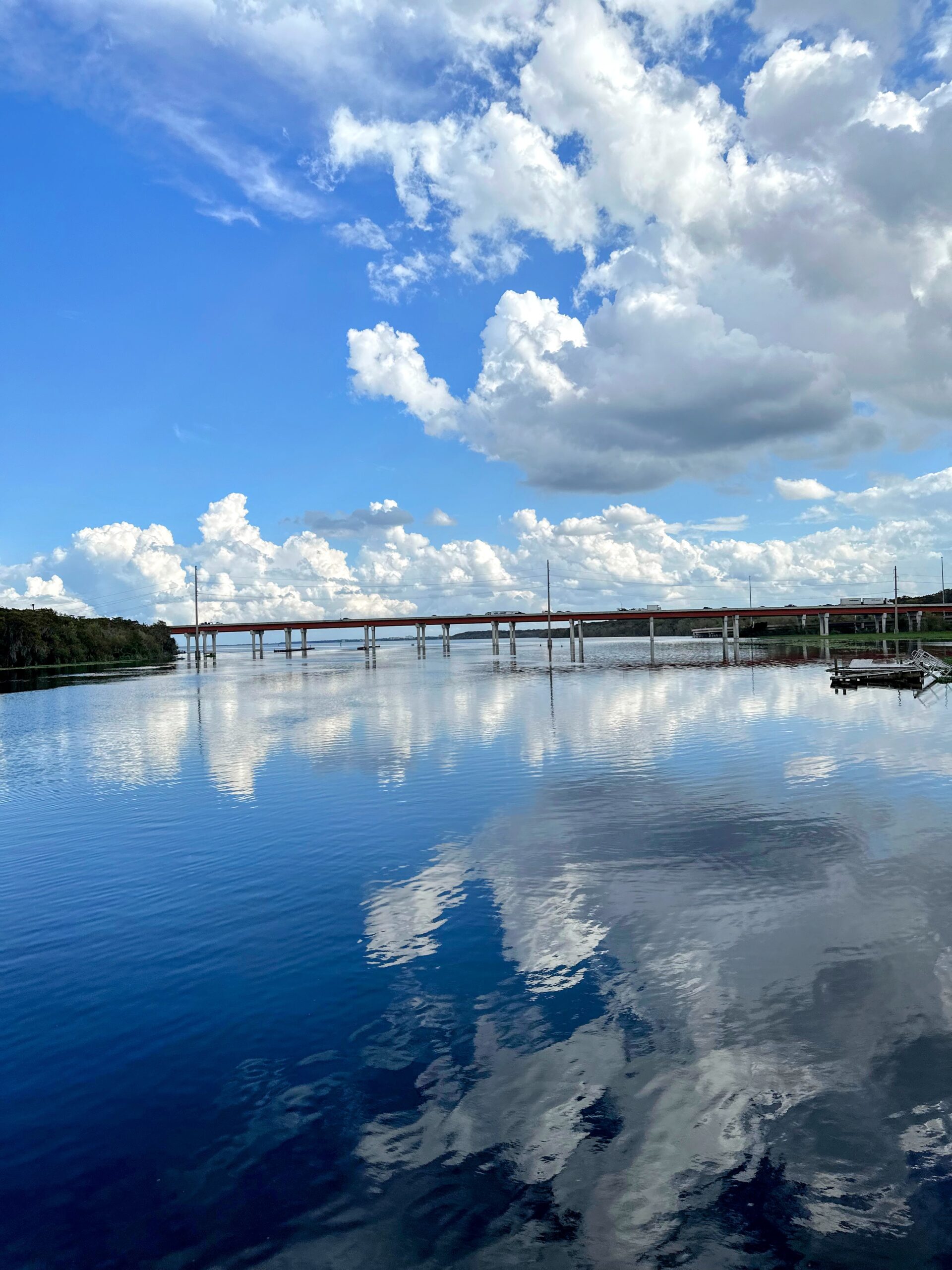 Lake Monroe and the waterfront in Sanford, Florida